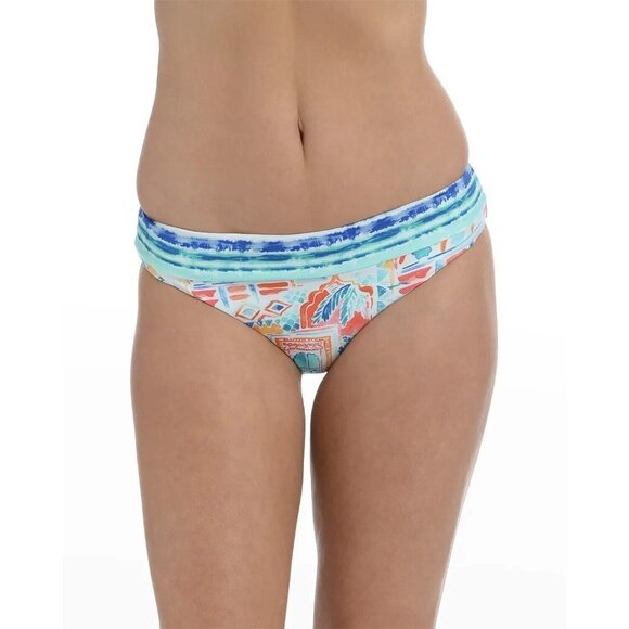 LA Blanca Bikini Bottoms "Terra" Reversible Womens Sz 16 BNWOT Hipster - Picture 1 of 8